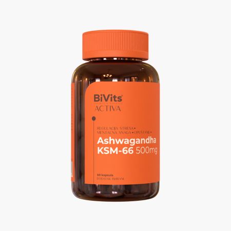 BiVits Activa Ashwagandha KSM-66 500mg 60 kapsula