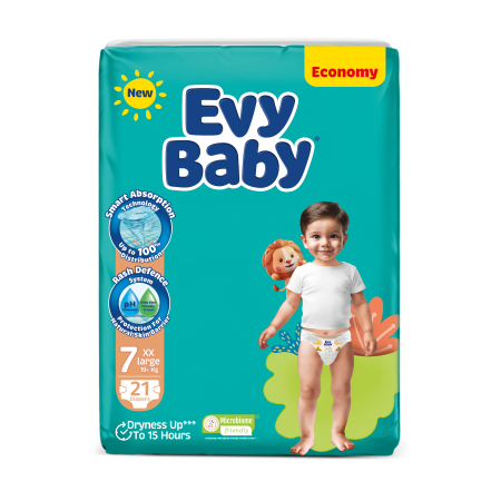 Evy Baby pelene Twin 7 XXL 19+kg 21 komad