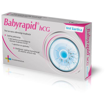 Babyrapid hCG test kartica