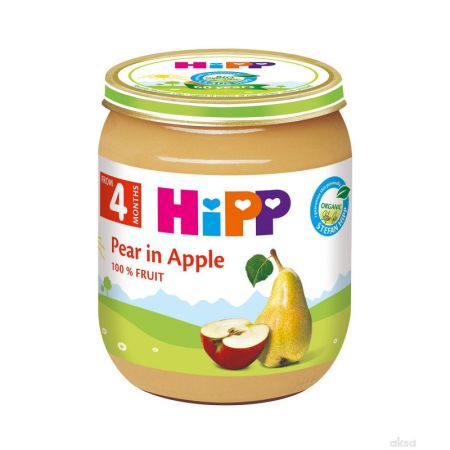 Hipp kašica jabuka sa kruškom 125g
