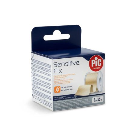 PiC Sensitive Fix flaster svila 5m x 5cm
