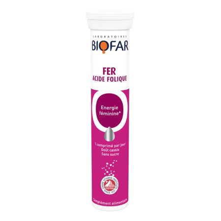 Biofar Gvožđe + Folna kiselina 20 šumećih tableta