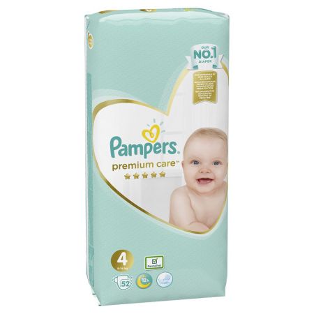 Pampers Premium Care 4 Maxi 9-14kg 52 komada