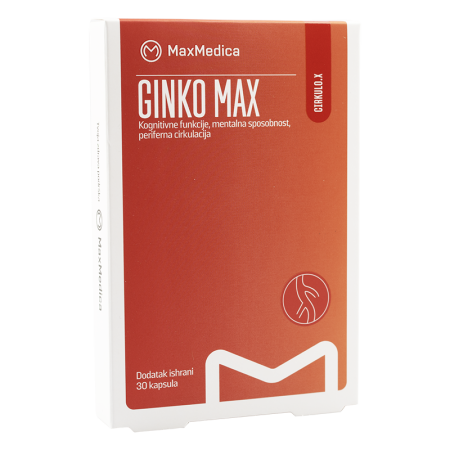 MaxMedica Ginko Max 80mg 30 kapsula