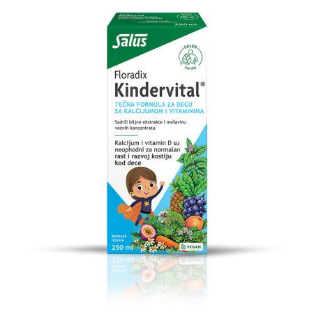 Floradix Kindervital tonik za decu sa kalcijumom i vitaminima 250ml