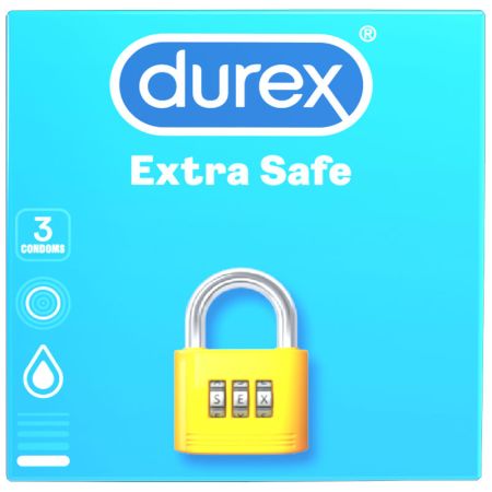 Durex Extra Safe prezervativi 3 komada