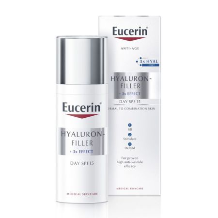 Eucerin Hyaluron-Filler dnevna krema za normalnu i mešovitu kožu SPF15 50ml