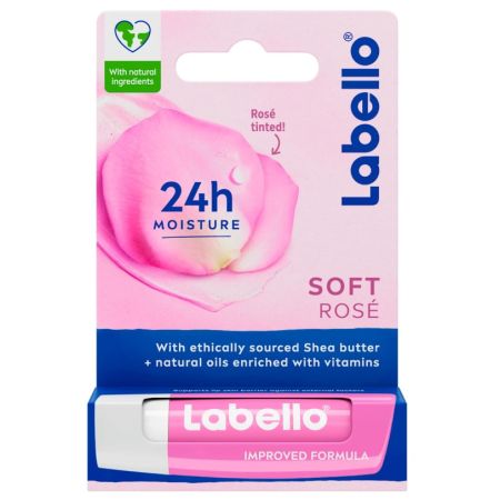 Labello Soft Rosé balzam za usne 4,8g