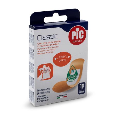 PIC Classic antibakterijski flasteri L 10 komada