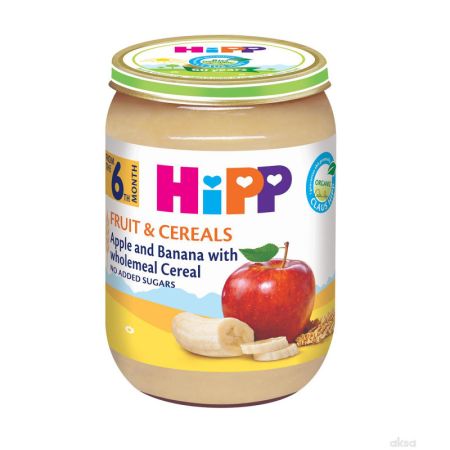 Hipp kašica jabuka i banana sa integralnim žitaricama 190g