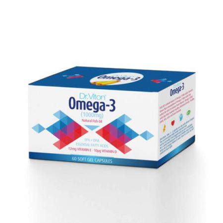 Dr. Viton Omega 3 + vitamin E + vitamin D 60 kapsula