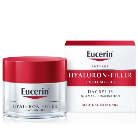 Eucerin Hyaluron-Filler + Volume-Lift dnevna krema za normalnu i mešovitu kožu SPF15 50ml