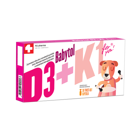 Babytol D3 + K1 30 kapsula