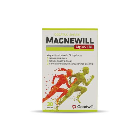 Magnewill Mg 375 + B6 30 kapsula