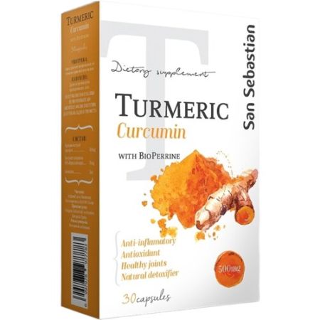 San Sebastian Turmeric Curcumin 30 kapsula