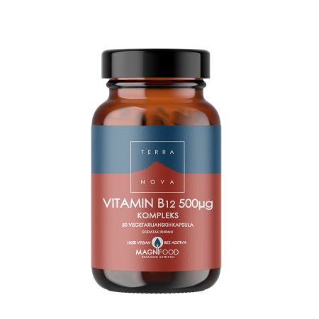 Terranova vitamin B12 500mcg metilkobalamin kompleks 50 kapsula