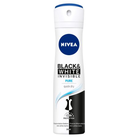 Nivea Black & White Invisible Pure sprej 150ml