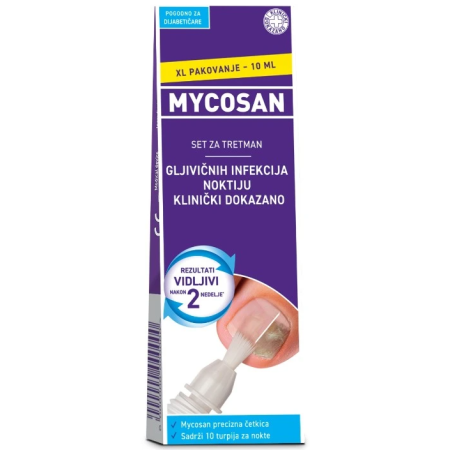 Mycosan set XL za gljivične infekcije noktiju 10ml
