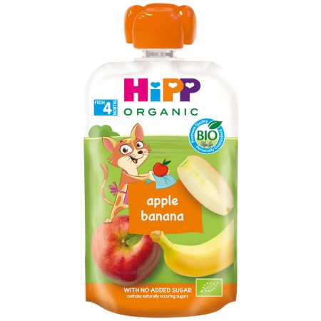 Hipp Bio voćna zabava jabuka i banana 100g