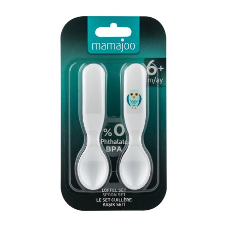 Mamajoo set kašika beli/sova