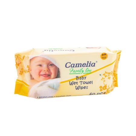 Camelia vlažne maramice 60 komada