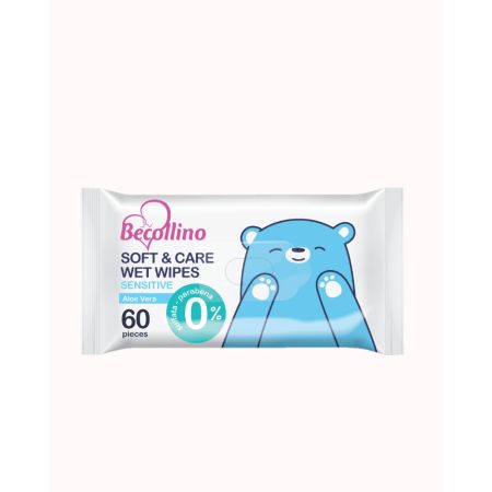 Becollino vlažne maramice Soft&Care 60 komada