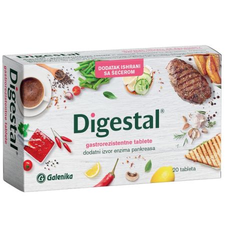 Digestal 20 acidorezistentnih kapsula