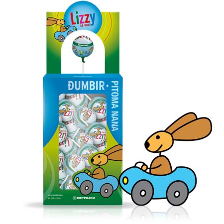 Dietpharm Lizzy se vozi lizalica sa đumbirom i nanom