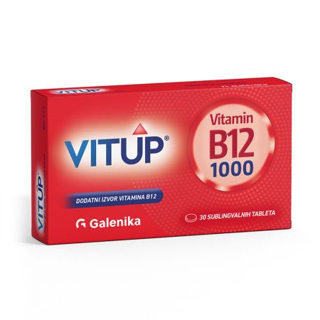 Vitup B12 1000mcg 30 sublingvalnih tableta