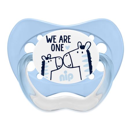 NIP Family silikonska laža 5-18m 2 kom dečaci