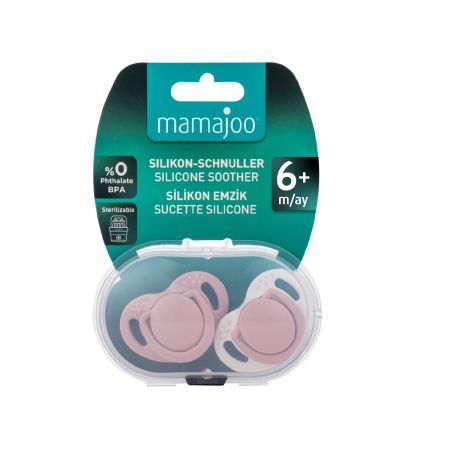 Mamajoo Ortho varalica silikonska 6+ M pink 2 kom