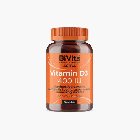 Bivits Activa Vitamin D3 400IU tablete 60 kom