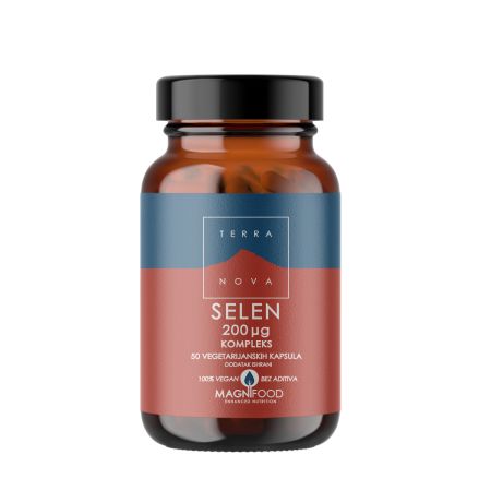 Terranova selen 200mcg kompleks 50 kapsula