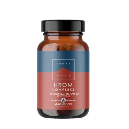Terranova hrom 200mcg kompleks 50 kapsula