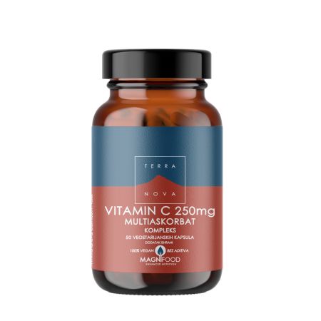 Terranova vitamin C 250mg multiaskorbat kompleks 50 kapsula