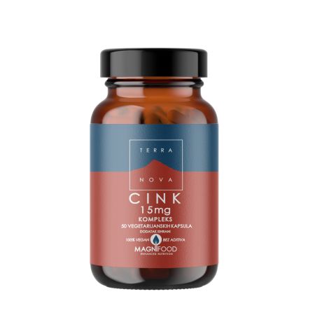 Terranova cink 15mg kompleks 50 kapsula
