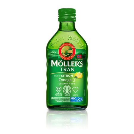 Möller's Omega-3 ulje jetre bakalara limun 250ml