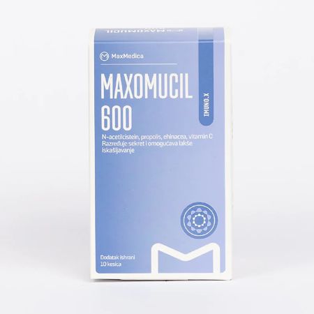 MaxMedica Maxomucil 600 10 kesica