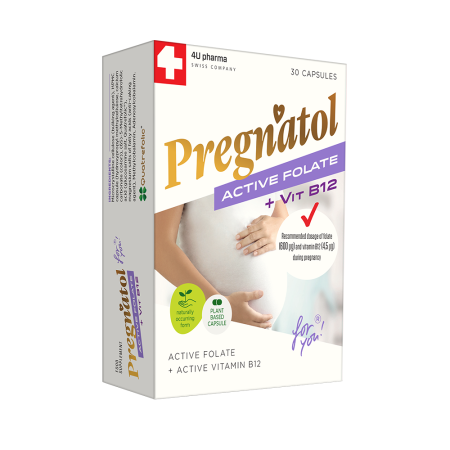 Pregnatol Active Folate + Vitamin B12 for you! 30 kapsula