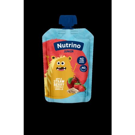 Nutrino Lab Junior mix jabuka, jagoda, žitarice i vanila 180g