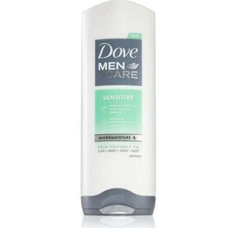 Dove Men+Care Sensitive 3u1 gel za tuširanje 250ml