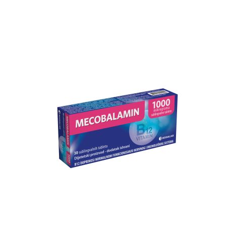 Mecobalamin 1000mcg 30 sublingvalnih tableta