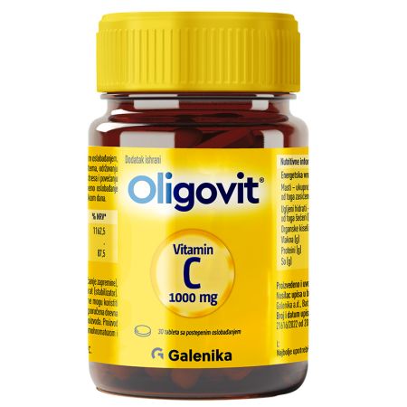 Oligovit vitamin C 1000mg 30 tableta
