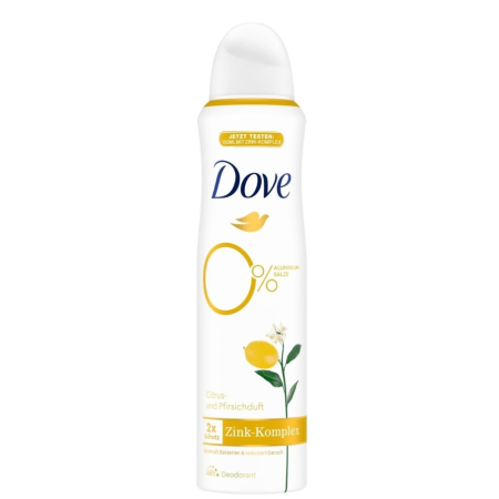 Dove Citrus & Peach antiperspirant sprej 150ml