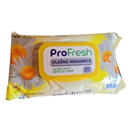Profresh vlažne maramice kamilica 72 kom