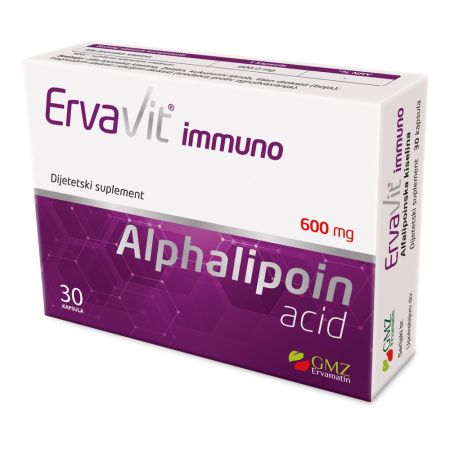 ErvaVit Alfa-lipoinska kiselina 600mg 30 kapsula