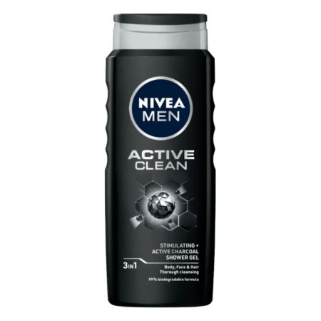 Nivea Men Active Clean gel za tuširanje 500ml