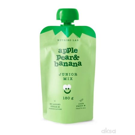 Nutrino Lab Junior mix jabuka, kruška i banana 180g