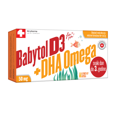 Babytol D3 + DHA Omega 60 kapsula