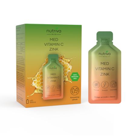 Nutriva Med vitamin C i cink 20 kesica